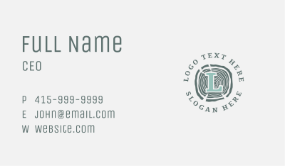 Brown Wood Lumber  Business Card Image Preview
