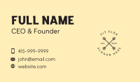 Real Estate Arrow Business Card Design