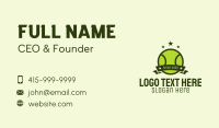 Sport Tennis Ball Business Card Design