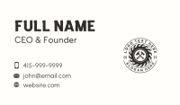 Sawmill Carpentry Hammer Business Card Image Preview