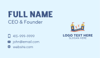 Bounce Castle Playground Business Card Image Preview