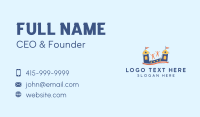 Bounce Castle Playground Business Card Preview