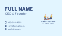 Bounce Castle Playground Business Card Image Preview