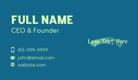 Playful Brush Wordmark Business Card Image Preview