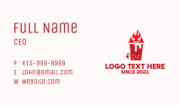 Red Devil Juice  Business Card Image Preview