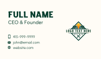 Construction Real Estate Roofing Business Card Design