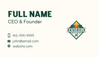 Construction Real Estate Roofing Business Card Image Preview