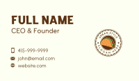 Taco Mexican Restaurant Business Card Image Preview