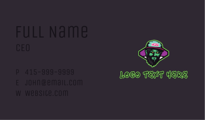 Evil Man Avatar  Business Card Image Preview