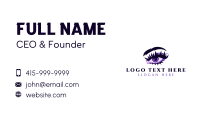 Feminine Eyelashes Beauty Business Card Image Preview