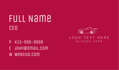 Car Transportation Vehicle  Business Card Image Preview