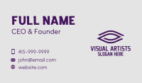 Purple Eye Corporate Business Card Image Preview