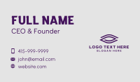Purple Eye Corporate Business Card Preview