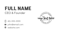 Creative Graffiti Emblem Business Card Image Preview