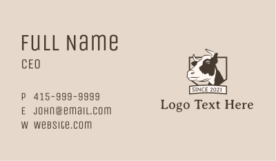 Cow Meat Shop  Business Card Image Preview