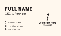 Lightning Bolt Pen Business Card Image Preview