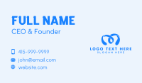 Digital Marketing Letter M Business Card Design