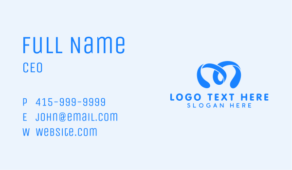 Digital Marketing Letter M Business Card Design Image Preview
