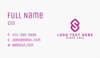 Digital Tech 3D Letter S Business Card Image Preview