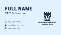 Gladiator Helmet Fortress  Business Card Image Preview