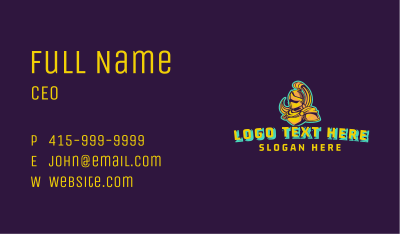 Golden Knight Esport Business Card Image Preview