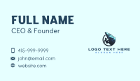 Man Rock Climbing Business Card Design