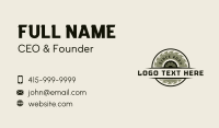 Wood Cutter Sawmill Business Card Image Preview