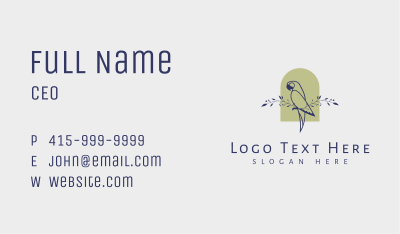 Natural Bird Sanctuary Business Card Image Preview