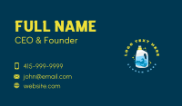 Housekeeping Dishwashing Liquid Business Card Design