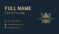 Luxury Crown Crest Business Card Image Preview