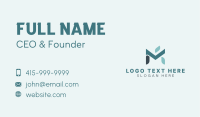 Marketing Letter M  Business Card Image Preview