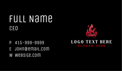 Steak Bbq Grill Business Card Image Preview