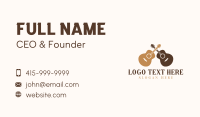 Acoustic Guitar Instrument Business Card Preview