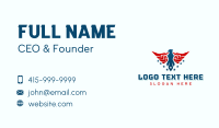 American Eagle Wings Business Card Preview