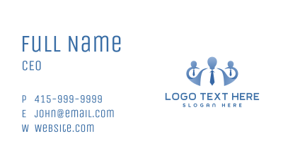 Workforce Business Firm Business Card Image Preview