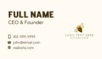 Cute Flying Bee Business Card Design