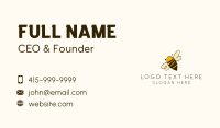Cute Flying Bee Business Card Image Preview