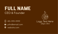 Hot Coffee Cafe  Business Card Design