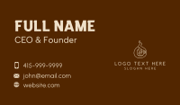 Hot Coffee Cafe  Business Card Design