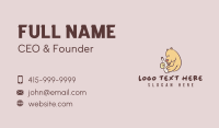 White Bottle Bear Business Card Image Preview