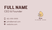 White Bottle Bear Business Card Image Preview