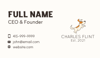 Cute Happy Dog Business Card Image Preview