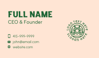 Green Toad Doodle Business Card Design