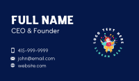 Clown Birthday Surprise Business Card Preview