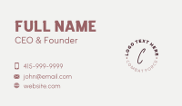 Generic Circle Business Business Card Image Preview