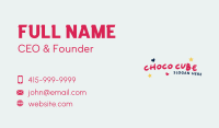 Nursery Playful Wordmark Business Card Design