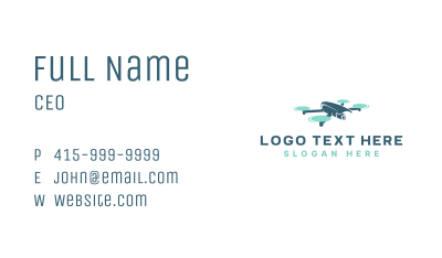 Modern Gadget Drone  Business Card Image Preview