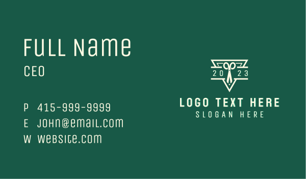 Landscaping Gardening Shears Business Card Design Image Preview