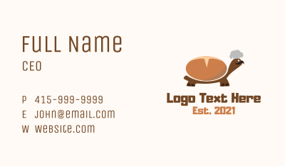Turtle Bread Bakery  Business Card Image Preview