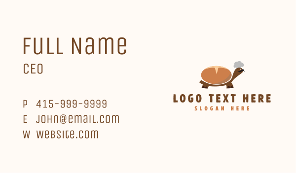 Turtle Bread Bakery  Business Card Design Image Preview